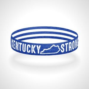 Reversible Kentucky Strong Bracelet Wristband